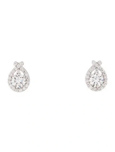 Pre-owned Earrings 14k 4.07ctw Lab-grown Diamond Stud  In Multi