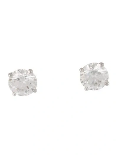 Pre-owned Earrings 14k 4.07ctw Lab-grown Diamond Stud  In Multi