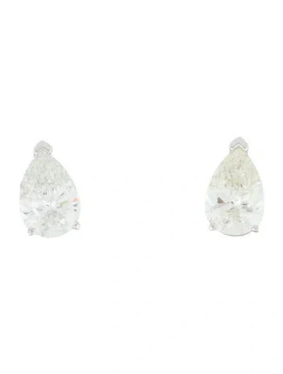 Pre-owned Earrings 14k 4.08ctw Lab-grown Diamond Stud  In Multi