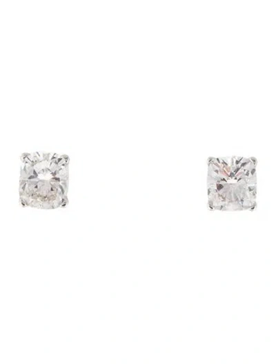 Pre-owned Earrings 14k 4.10ctw Lab-grown Diamond Stud  In Multi