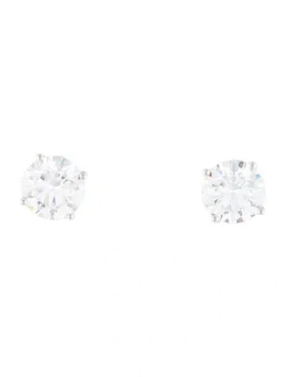 Pre-owned Earrings 14k 4.13ctw Lab-grown Diamond Stud  In Multi