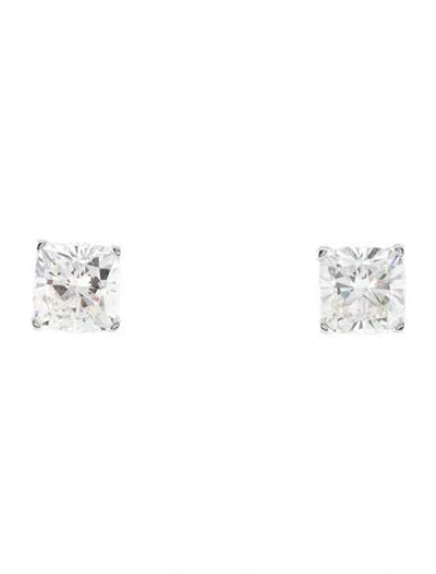 Pre-owned Earrings 14k 4.14ctw Lab-grown Diamond Stud  In Multi