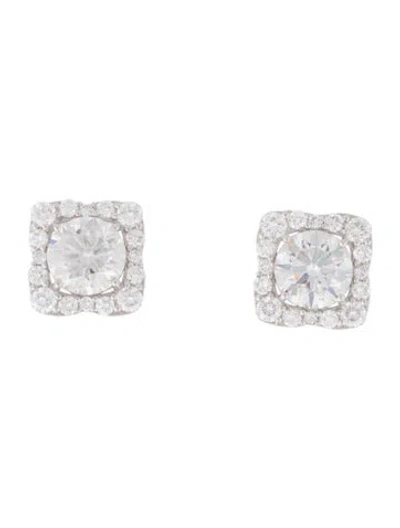 Pre-owned Earrings 14k 4.14ctw Lab-grown Diamond Stud  In Multi