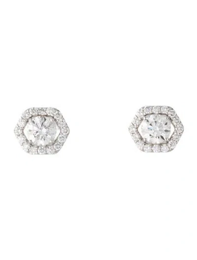 Pre-owned Earrings 14k 4.14ctw Lab-grown Diamond Stud  In Multi
