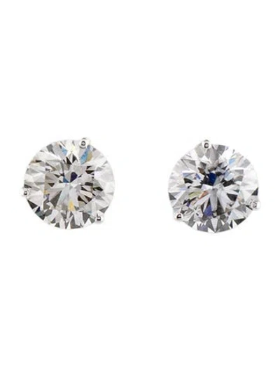 Pre-owned Earrings 14k 4.15ctw Lab-grown Diamond Stud  In Multi