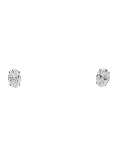 Pre-owned Earrings 14k 4.15ctw Lab-grown Diamond Stud  In Multi