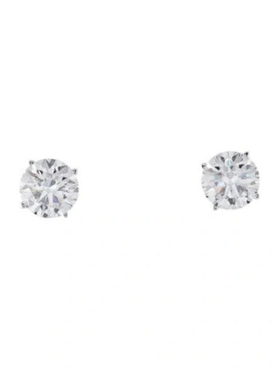 Pre-owned Earrings 14k 4.16ctw Lab-grown Diamond Stud  In Multi