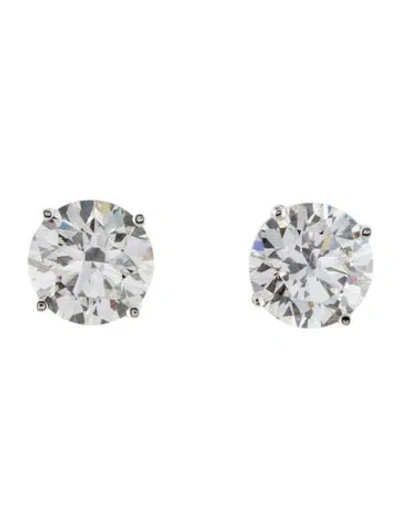 Pre-owned Earrings 14k 4.19ctw Lab-grown Diamond Stud  In Multi