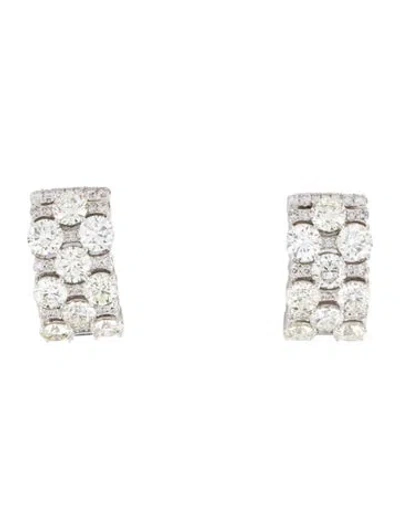 Pre-owned Earrings 14k 4.1ctw Diamond Drop  In Multi