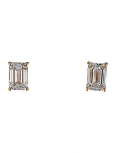 Pre-owned Earrings 14k 4.30ctw Lab-grown Diamond Stud  In Multi