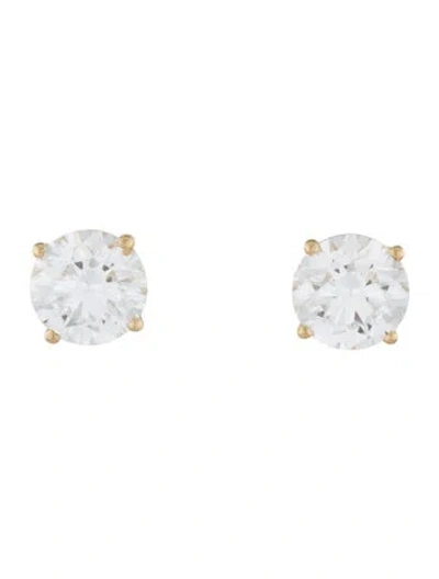 Pre-owned Earrings 14k 4.34ctw Lab-grown Diamond Stud  In Multi