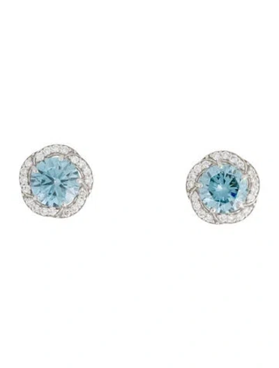 Pre-owned Earrings 14k 4.36ctw Lab-grown Diamond Stud  In Multi