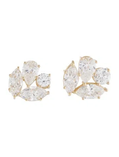 Pre-owned Earrings 14k 4.40ctw Lab-grown Diamond Stud  In Multi