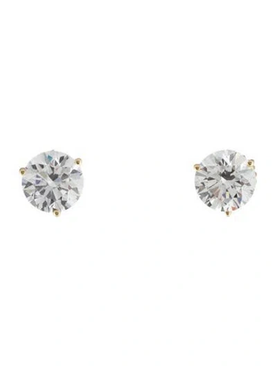 Pre-owned Earrings 14k 4.50ctw Lab-grown Diamond Stud  In Multi