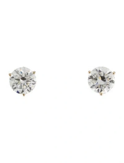 Pre-owned Earrings 14k 4.50ctw Lab-grown Diamond Stud  In Multi