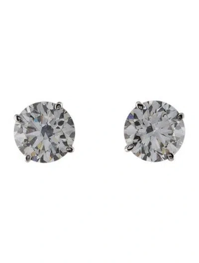 Pre-owned Earrings 14k 4.80ctw Lab-grown Diamond Stud  In Multi