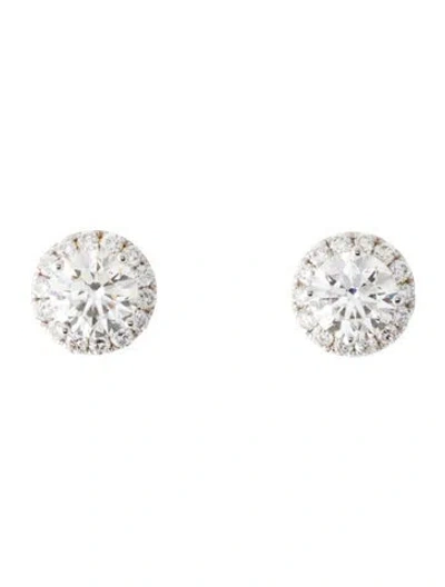 Pre-owned Earrings 14k 4.84ctw Lab-grown Diamond Stud  In Multi