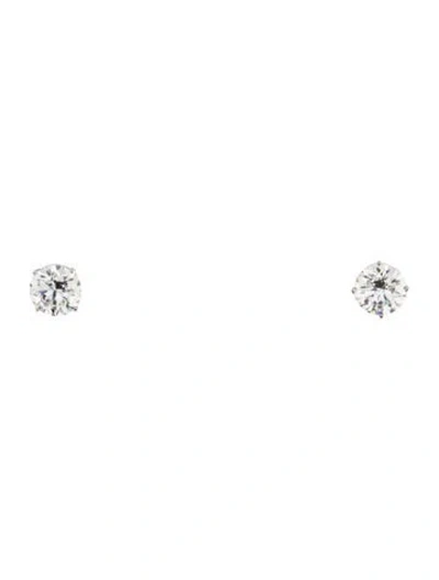 Pre-owned Earrings 14k 5.00ctw Lab-grown Diamond Solitaire Stud  In Multi