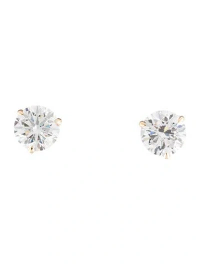 Pre-owned Earrings 14k 5.00ctw Lab-grown Diamond Stud  In Multi
