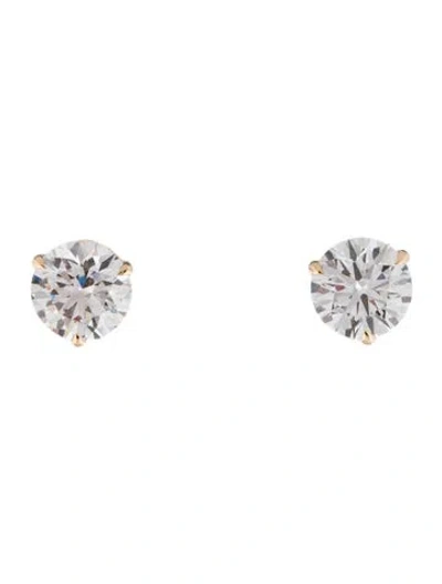 Pre-owned Earrings 14k 5.00ctw Lab-grown Diamond Stud  In Multi