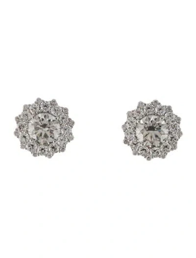 Pre-owned Earrings 14k 5.01ctw Lab-grown Diamond Stud  In Multi