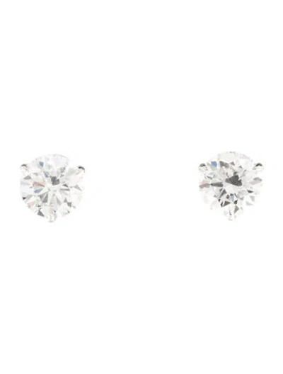 Pre-owned Earrings 14k 5.01ctw Lab-grown Diamond Stud  In Multi