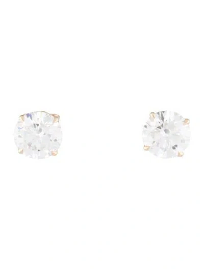Pre-owned Earrings 14k 5.02ctw Lab-grown Diamond Stud  In Multi