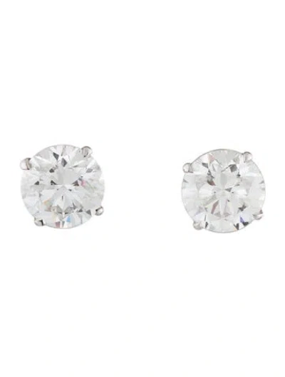 Pre-owned Earrings 14k 5.02ctw Lab-grown Diamond Stud  In Multi