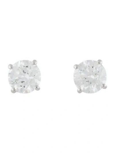 Pre-owned Earrings 14k 5.03ctw Lab-grown Diamond Solitaire Stud  In Multi