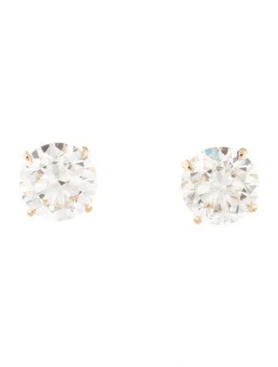 Pre-owned Earrings 14k 5.03ctw Lab-grown Diamond Stud  In Multi