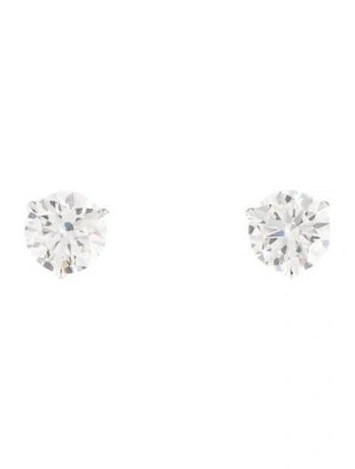 Pre-owned Earrings 14k 5.03ctw Lab-grown Diamond Stud  In Multi