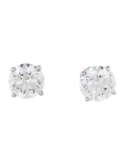 Pre-owned Earrings 14k 5.03ctw Lab-grown Diamond Stud  In Multi