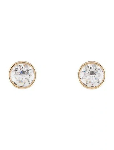 Pre-owned Earrings 14k 5.06ctw Lab-grown Diamond Stud  In Multi