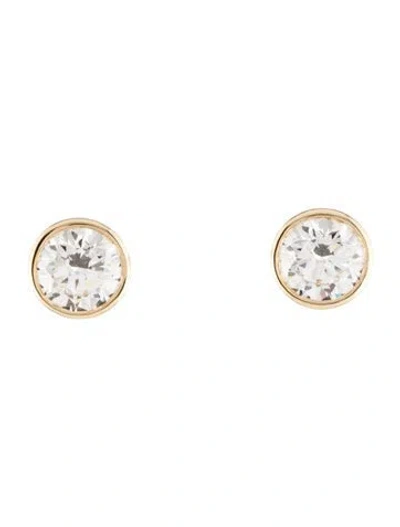 Pre-owned Earrings 14k 5.06ctw Lab-grown Diamond Stud  In Multi