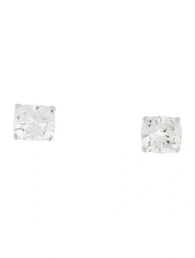 Pre-owned Earrings 14k 5.07ctw Lab-grown Diamond Solitaire Stud  In Multi