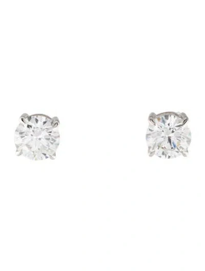 Pre-owned Earrings 14k 5.08ctw Lab-grown Diamond Stud  In Multi