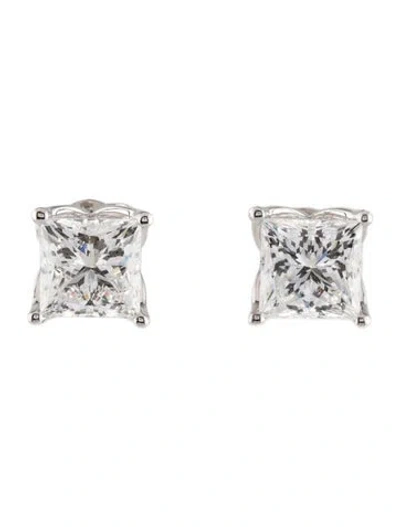 Pre-owned Earrings 14k 5.10ctw Lab-grown Diamond Studs In Multi