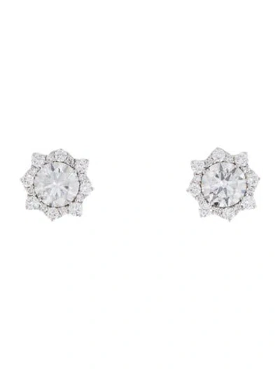 Pre-owned Earrings 14k 5.13ctw Lab-grown Diamond Stud  In Multi
