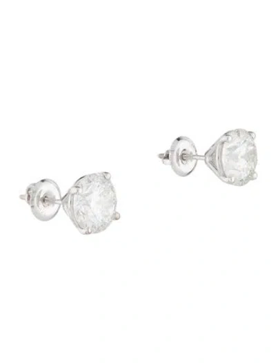 Pre-owned Earrings 14k 5.14ctw Lab-grown Diamond Stud  In Multi