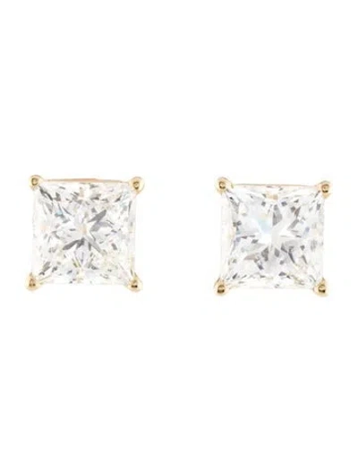 Pre-owned Earrings 14k 5.16ctw Lab-grown Diamond Stud  In Multi