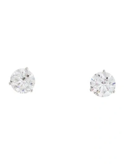 Pre-owned Earrings 14k 5.28ctw Lab-grown Diamond Soliatire Stud  In Multi