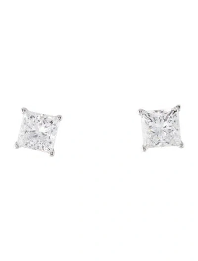 Pre-owned Earrings 14k 5.37ctw Lab-grown Diamond Stud  In Multi