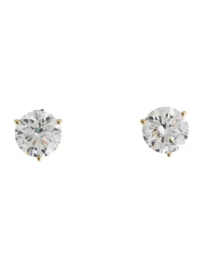 Pre-owned Earrings 14k 5.50ctw Lab-grown Diamond Stud  In Multi