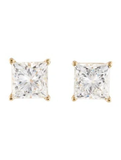 Pre-owned Earrings 14k 5.50ctw Lab-grown Diamond Stud  In Multi