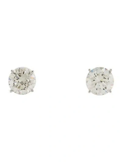 Pre-owned Earrings 14k 5.51ctw Lab-grown Diamond Stud  In Multi