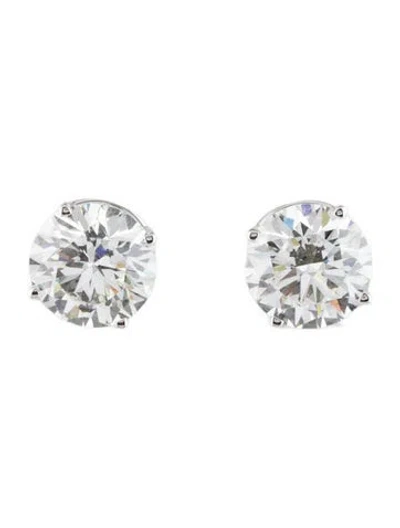 Pre-owned Earrings 14k 5.53ctw Lab-grown Diamond Stud  In Multi