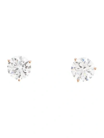 Pre-owned Earrings 14k 5.59ctw Lab-grown Diamond Stud  In Multi