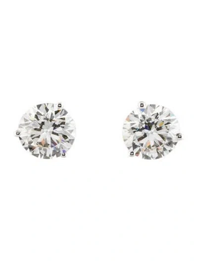 Pre-owned Earrings 14k 5.62ctw Lab-grown Diamond Stud  In Multi