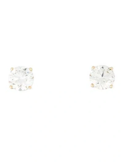 Pre-owned Earrings 14k 5.63ctw Lab-grown Diamond Stud  In Multi