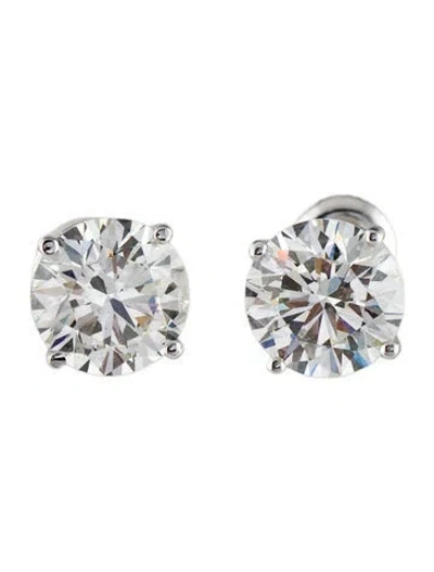 Pre-owned Earrings 14k 5.92ctw Lab-grown Diamond Stud  In Multi